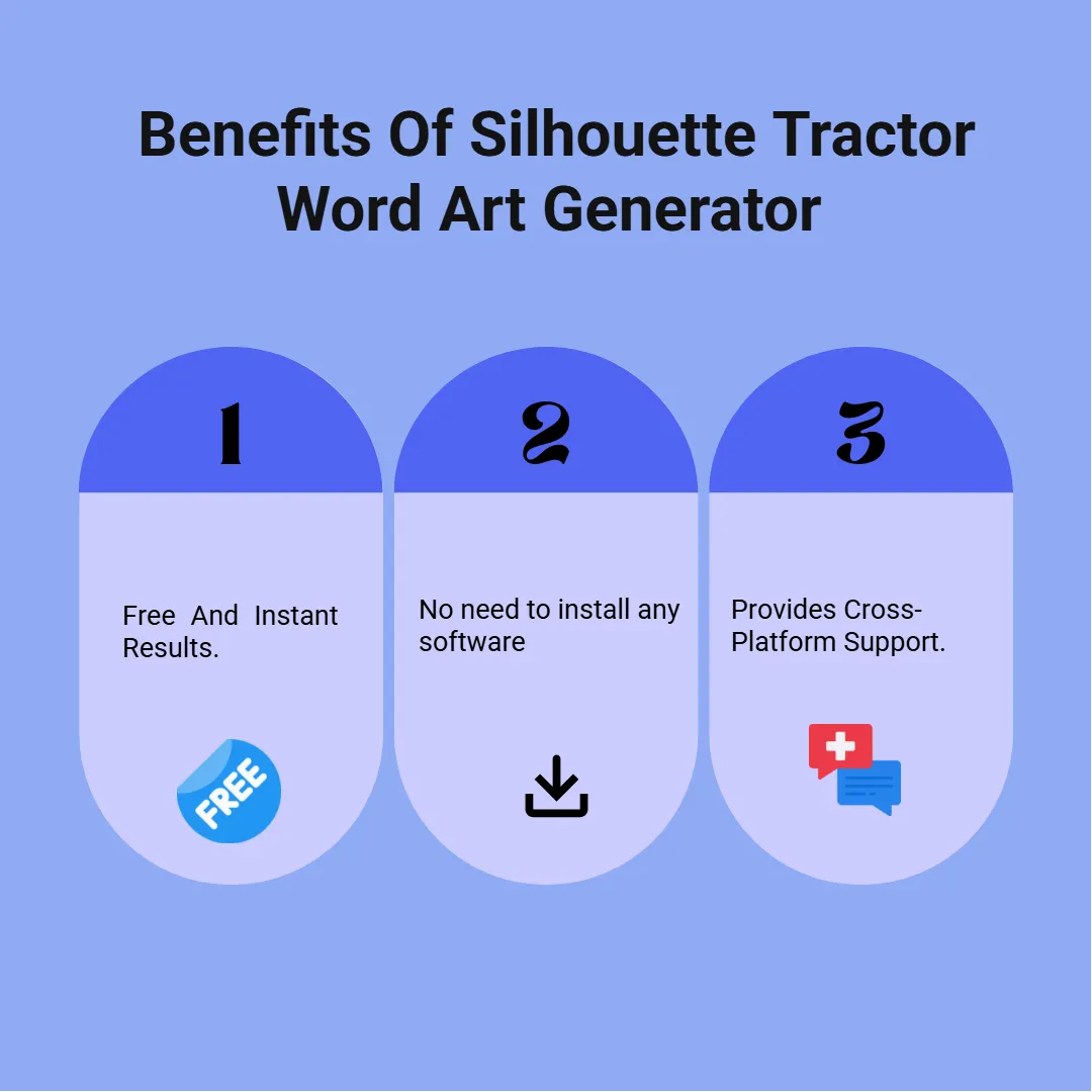 Benefits Of Silhouette Tractor Word Art Generator 