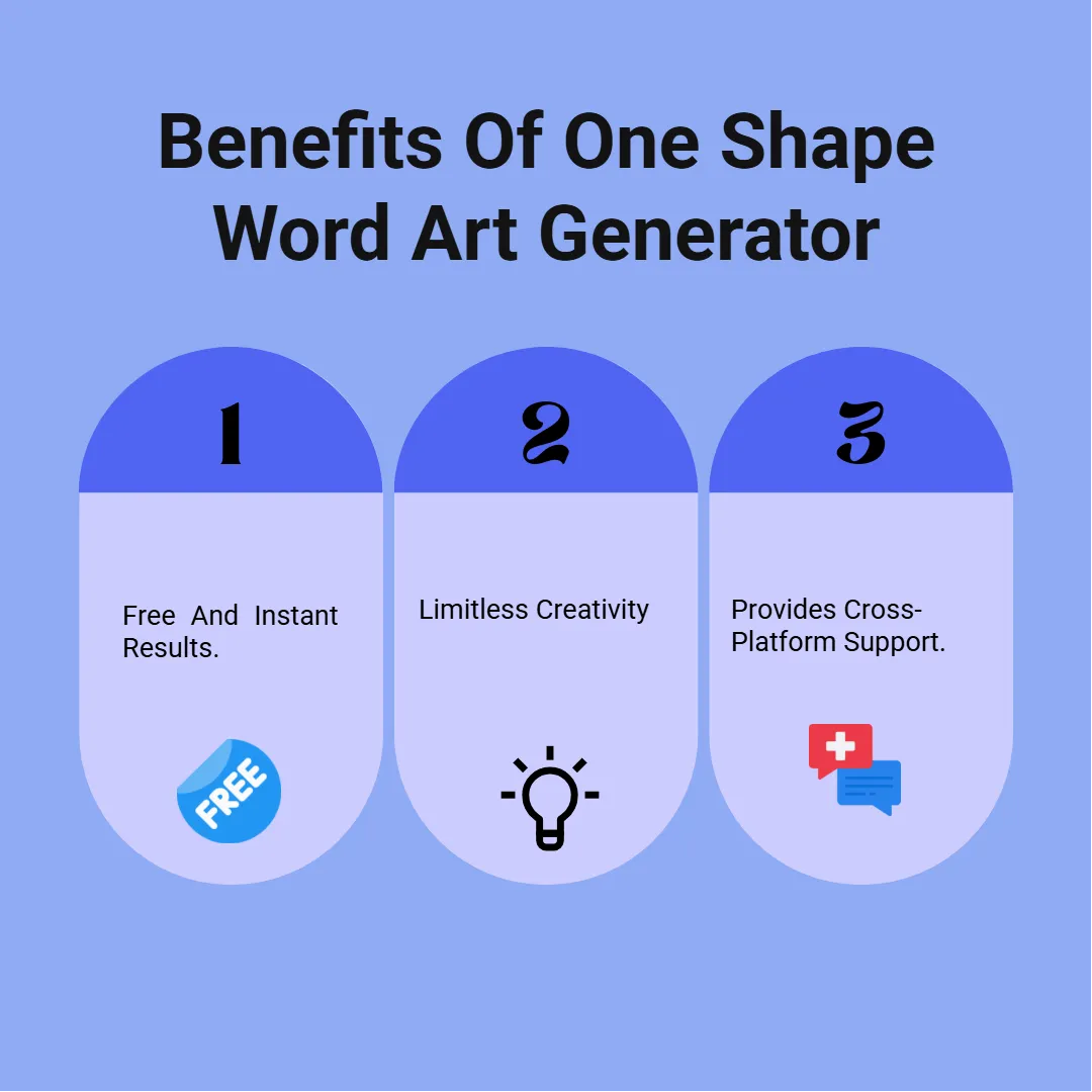 Benefits Of One Shape Word Art Generator