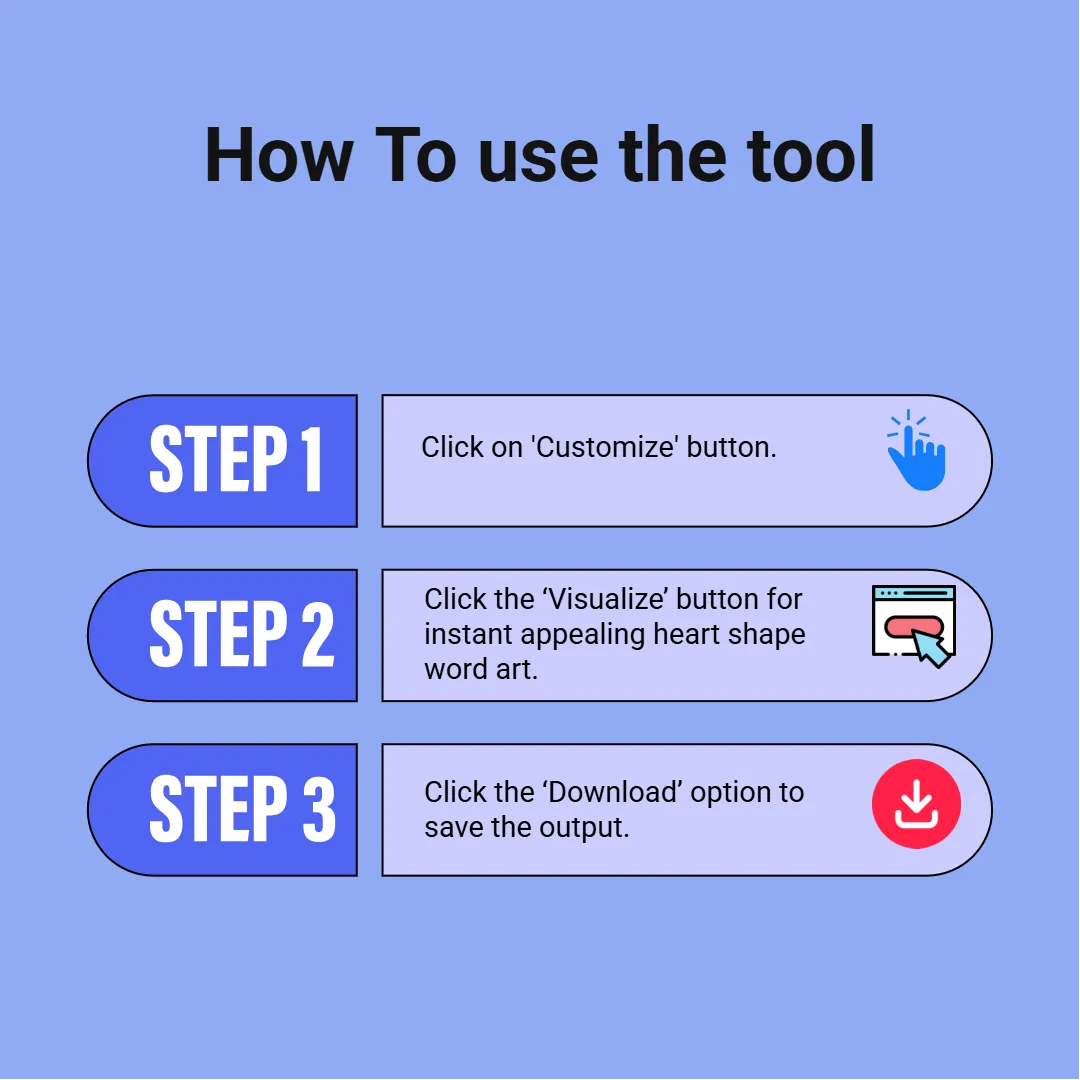 how to use Beloved Couple Shape Word Art